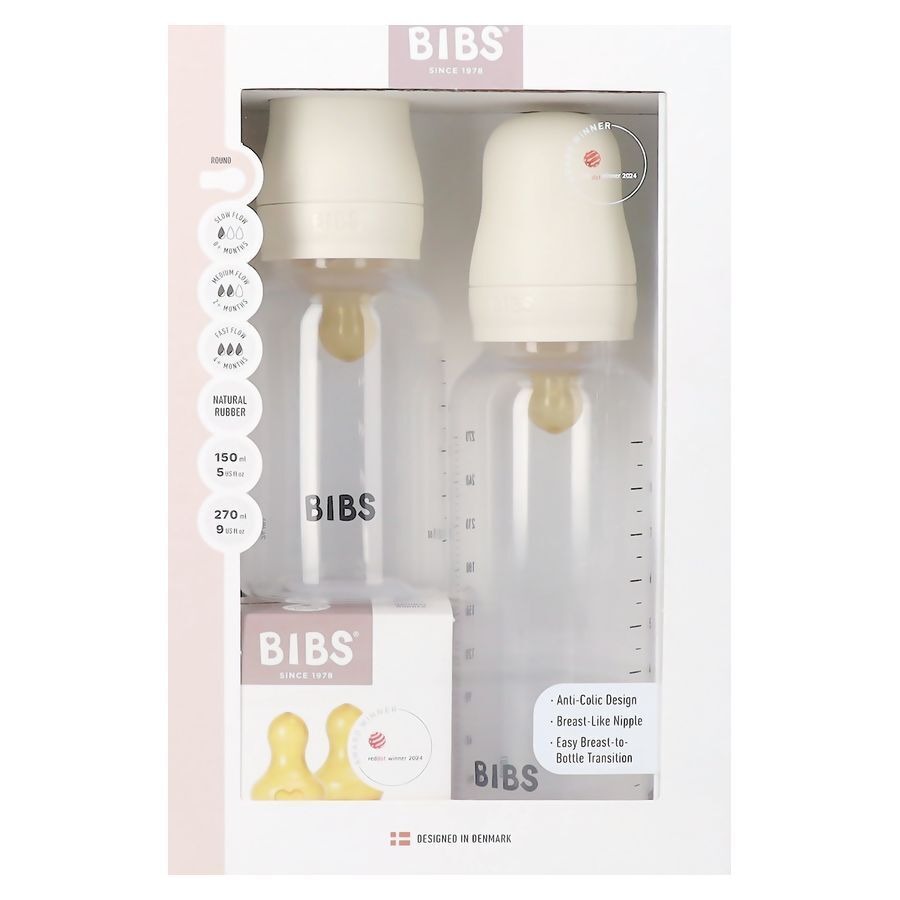 Bibs Biberon Grow&flow Combipack Ivory