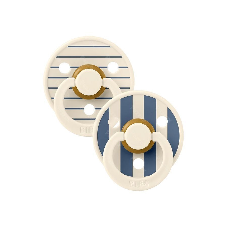 Bibs 2 Sucette Duo Pin Steel Blue
