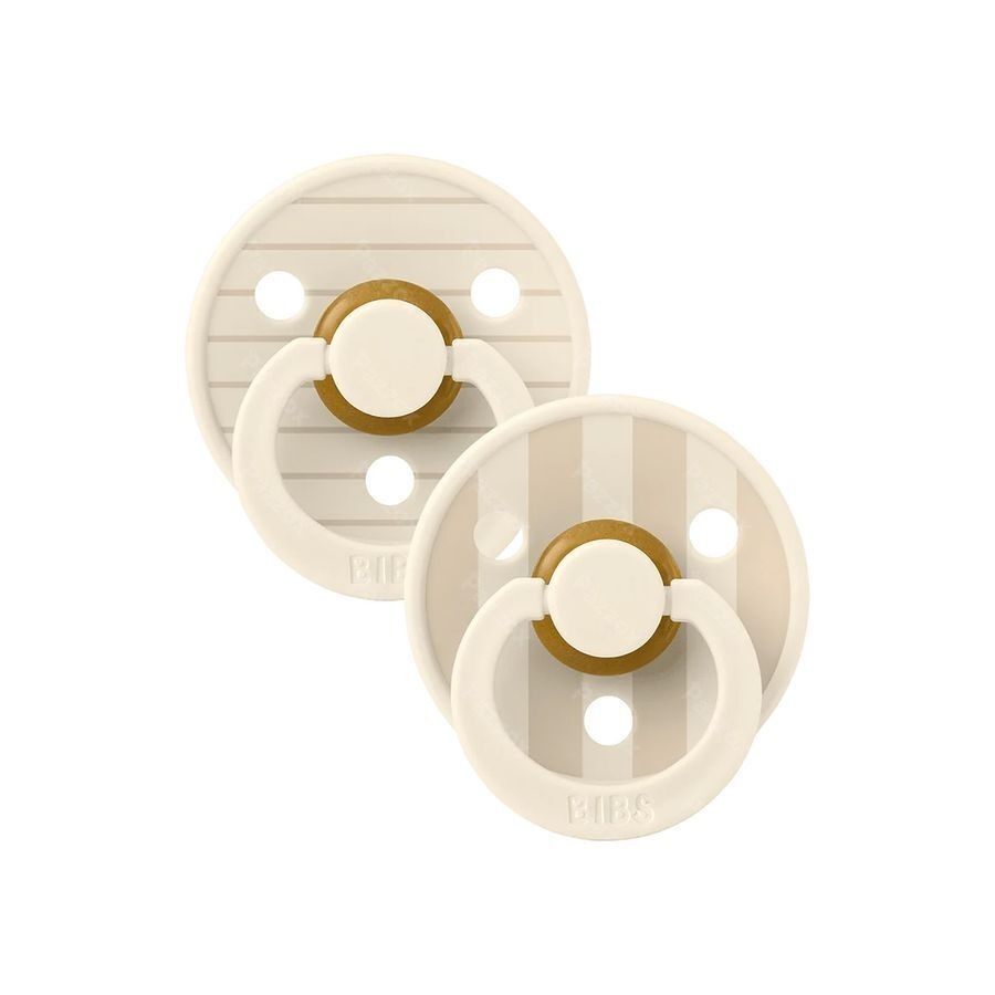 Bibs 2 Sucette Studio Duo Pin Vanilla