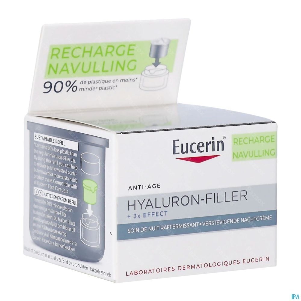 Eucerin Hyaluron-Filler 3x Effect Soin Nuit Raffermissante