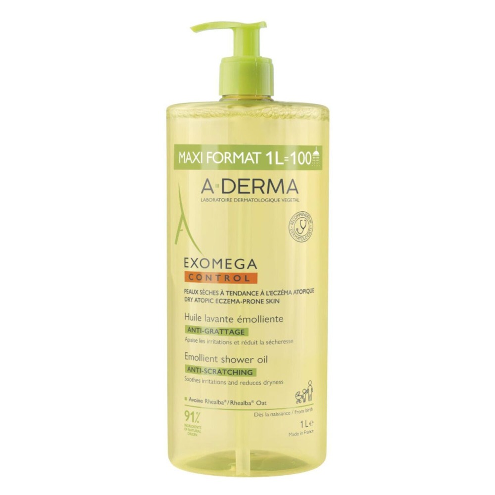 A-Derma ExoMega Control Huile Lavante 1l