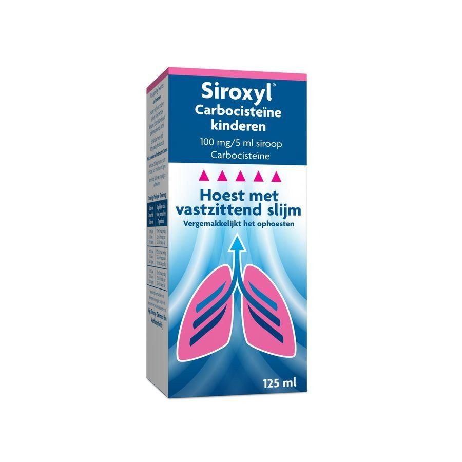 Siroxyl Carbocisteïne 100mg/5ml Sirop Enfants 125 ml