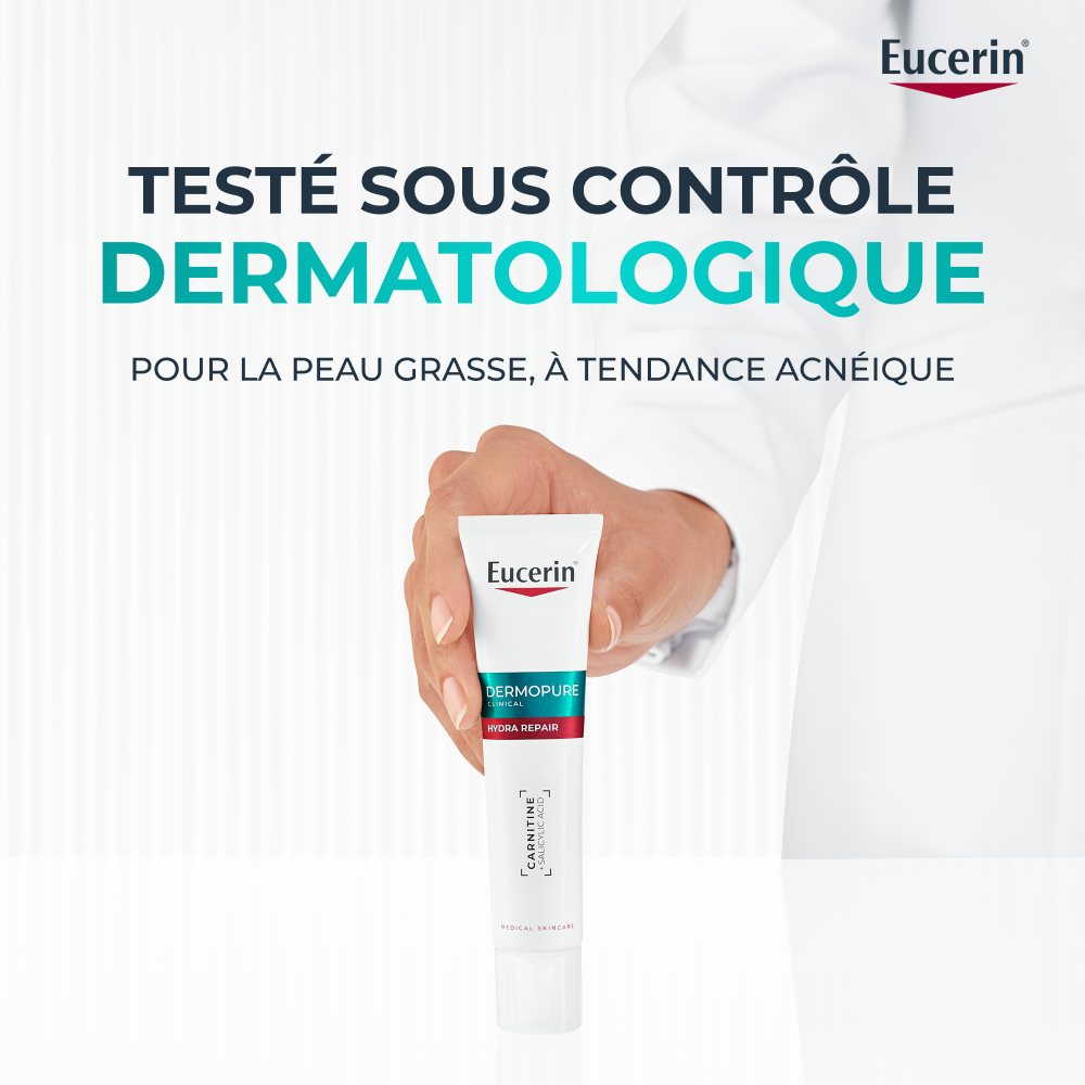 Eucerin Dermopure Clinical Hydra Repair Peau Desséchée 40ml