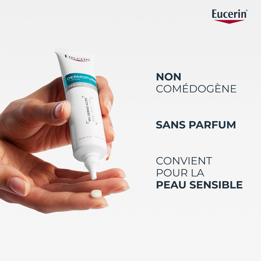 Eucerin Dermopure Clinical Peeling 10 Soin Nuit 40ml