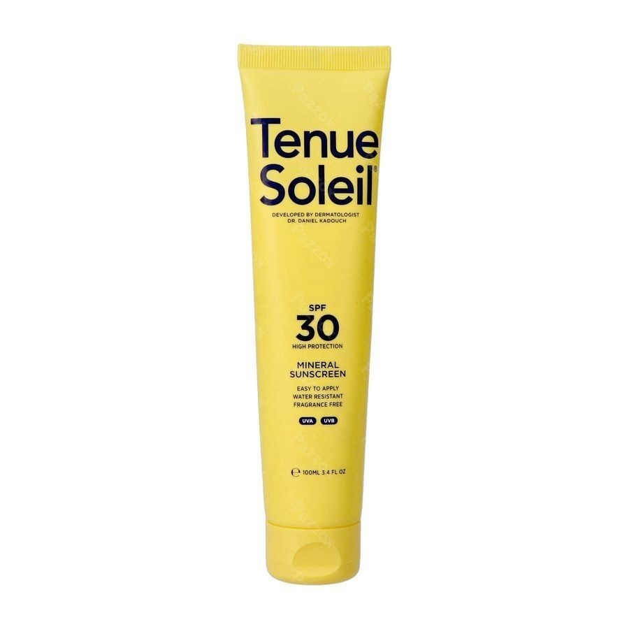 Tenue Soleil Creme Solaire Minerale Spf30 100ml