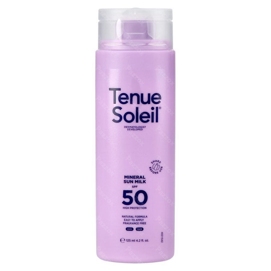 Tenue Soleil Crème Solaire Minérale SPF50 125ml