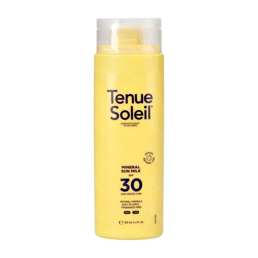 Tenue Soleil Crème Solaire Minérale SPF30 125ml
