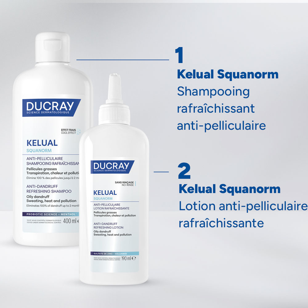 Ducray Kelual Squanorm Anti-Pelliculaires Lotion 190ml
