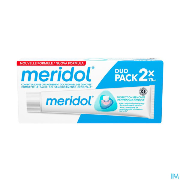 Meridol Dentifrice Protection Gencives 2x75ml