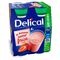 Delical Boisson Lactee S/sucre Fraise 4x200ml