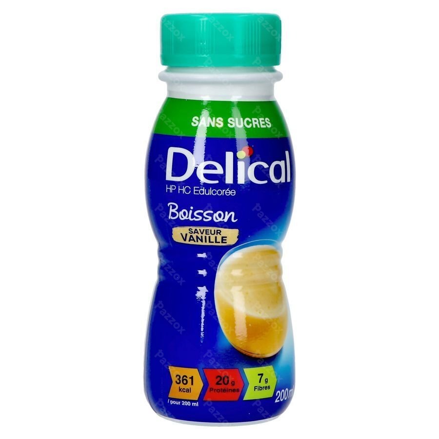 Delical Boisson Lactee S/sucre Vanille 4x200ml