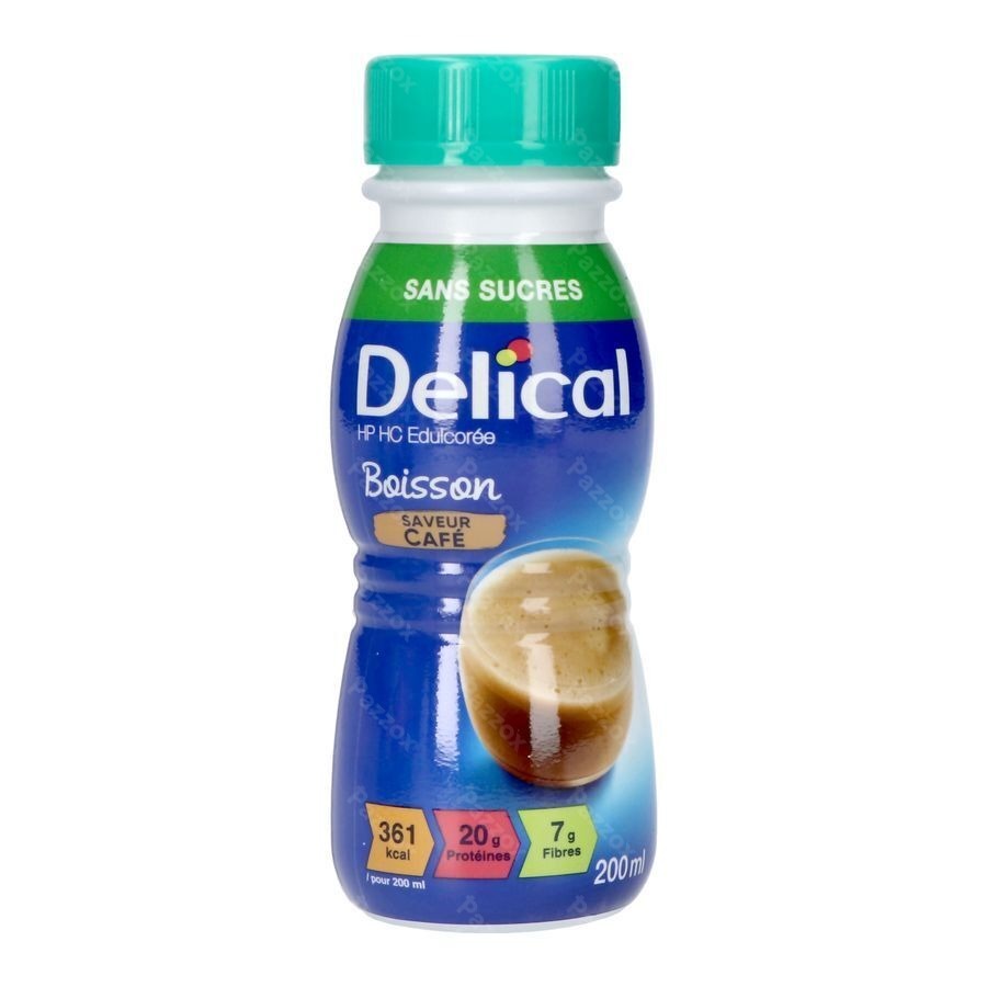 Delical Boisson Lactee S/sucre Cafe 4x200ml