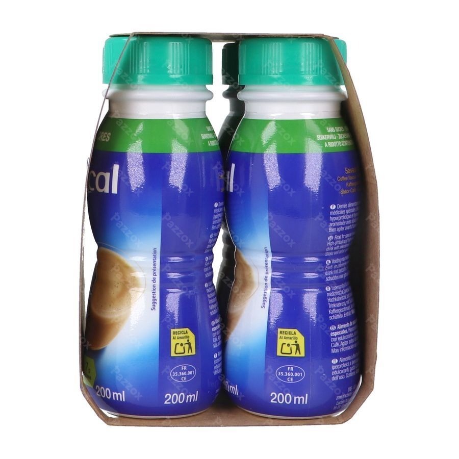 Delical Boisson Lactee S/sucre Cafe 4x200ml