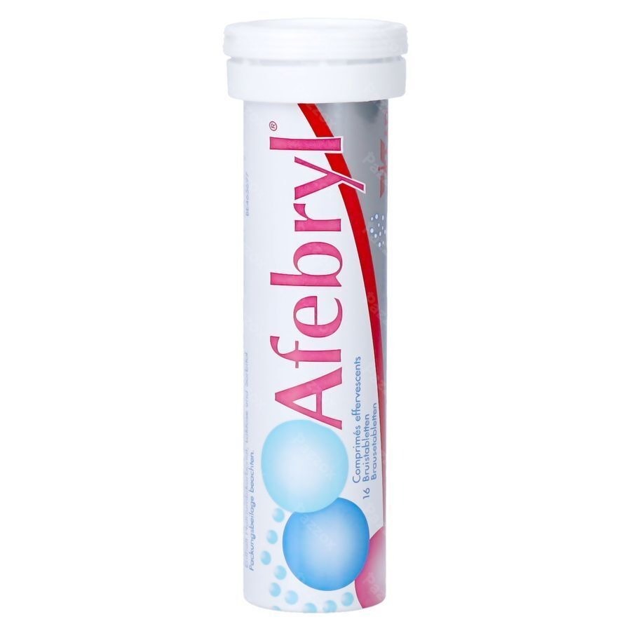 Afebryl 200mg/300mg 16 Comprimés Effervescents