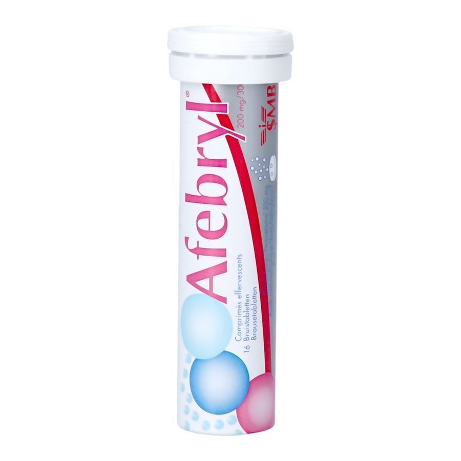 Afebryl 200mg/300mg Comprimés Effervescents