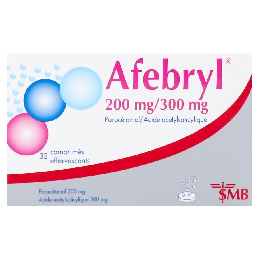 Afebryl 200mg/300mg Comprimés Effervescents