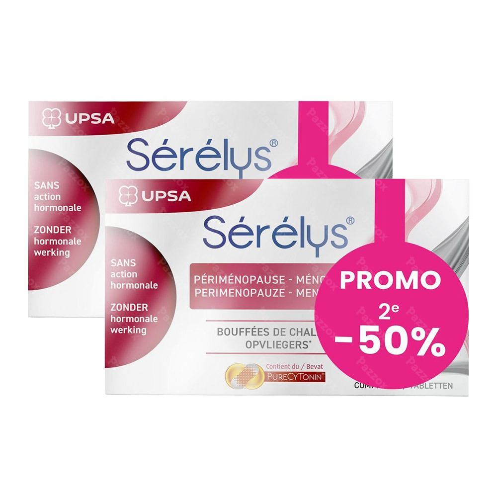Serelys Ménopause 2 x 60 Comprimés Promo