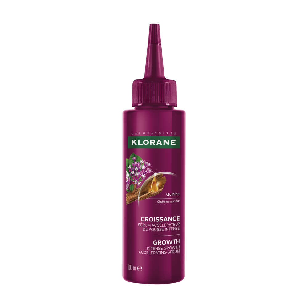 Klorane Quinine Sérum Croissance, Accélérateur de pousse intense 100ml