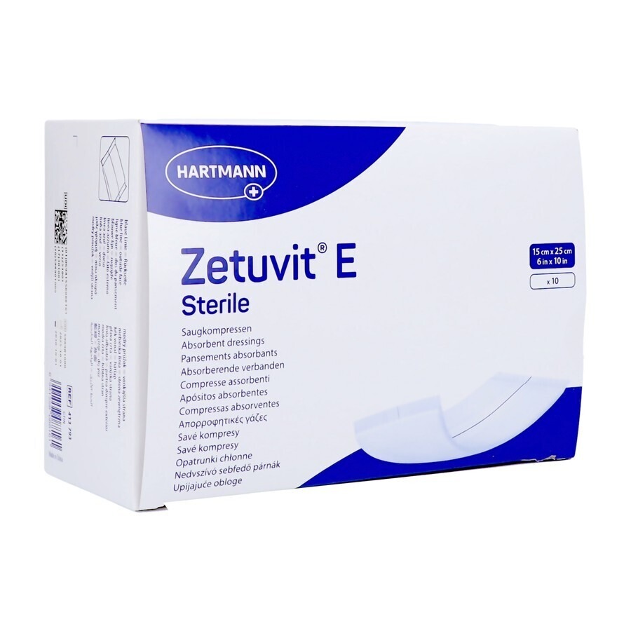 Zetuvit E Sterile 15x25cm 10