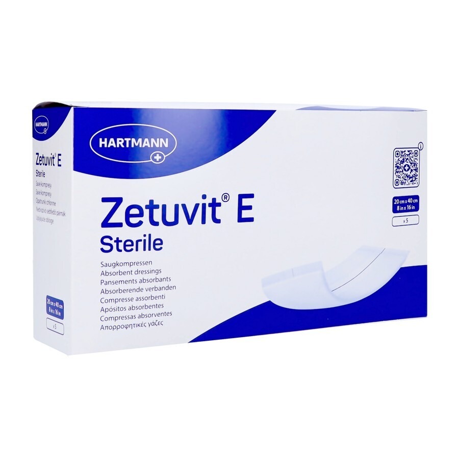 Zetuvit E Sterile 20x40cm 5