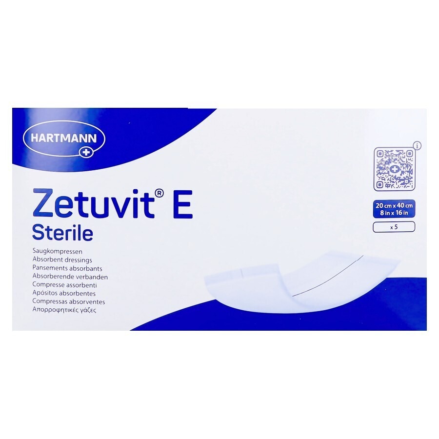 Zetuvit E Sterile 20x40cm 5