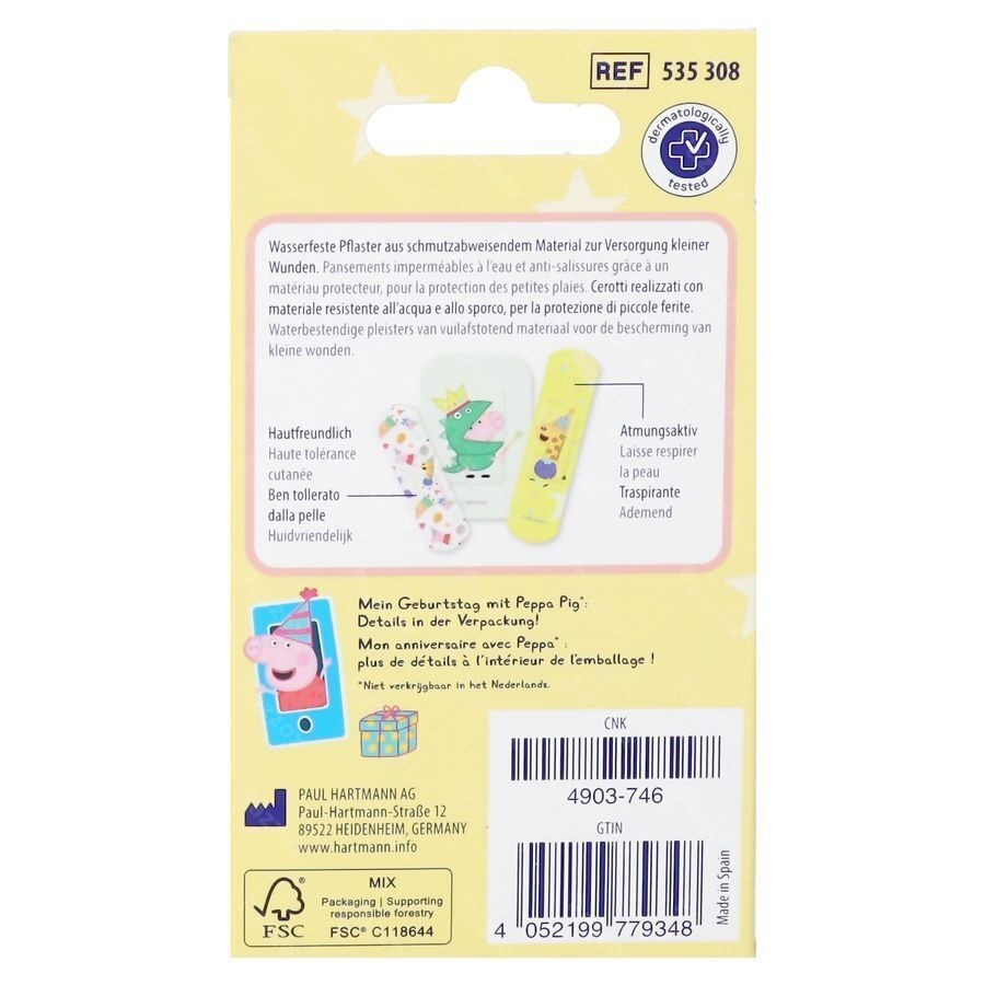 Dermaplast Pansements Peppa Pig 12