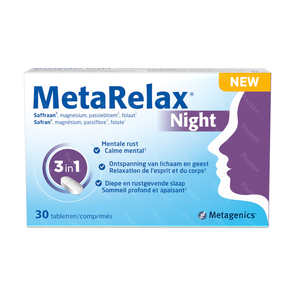 MetaRelax Night 30 Comprimés
