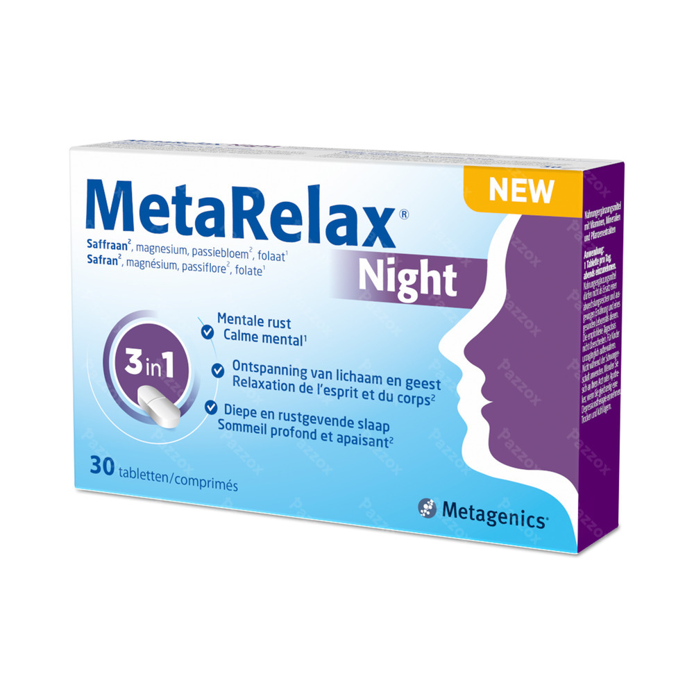 MetaRelax Night 30 Comprimés