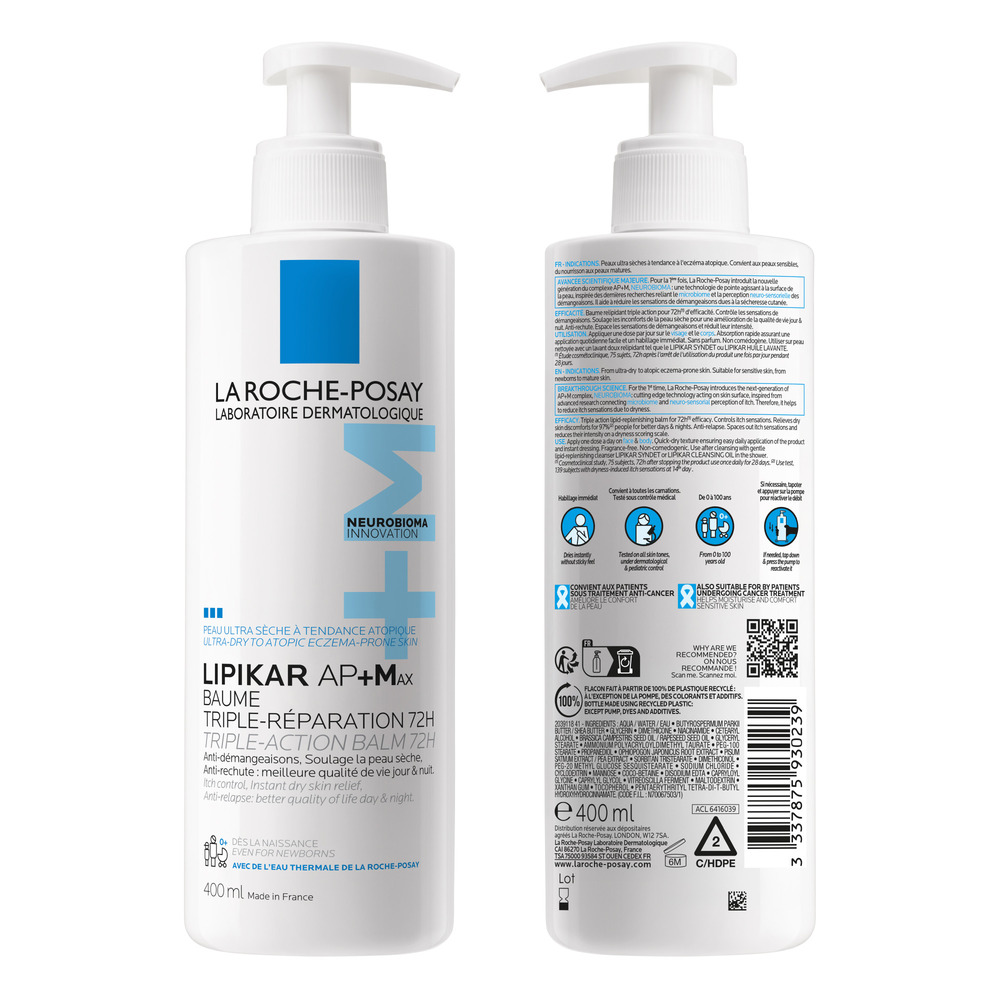 La Roche-Posay Lipikar Baume AP+Max 400ml