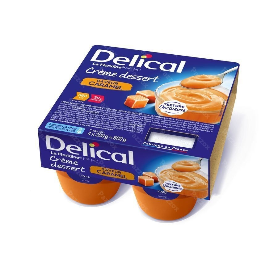 Delical Creme Dessert La Floridine Caramel 4x200g