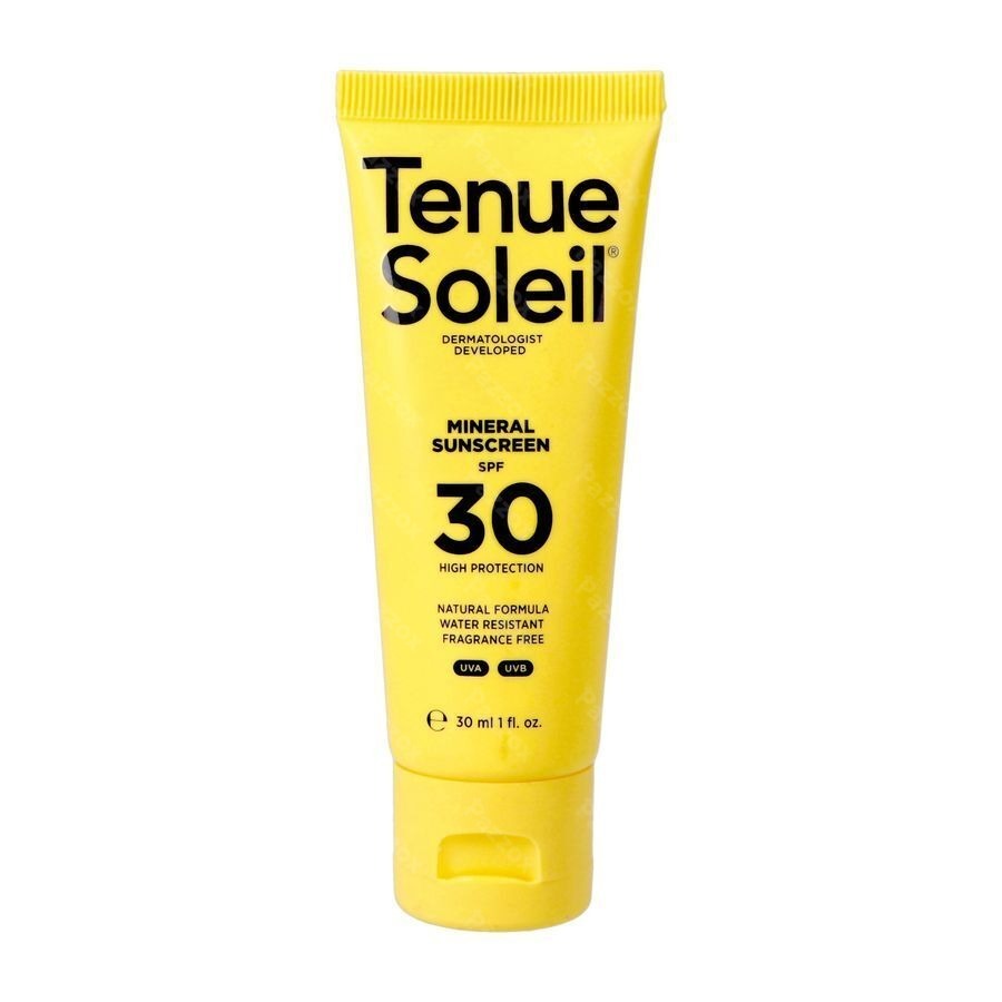 Tenue Soleil Crème Solaire Minerale SPF30 30ml
