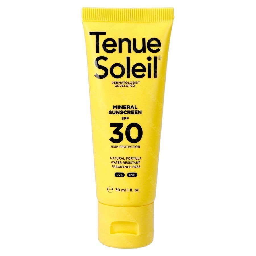 Tenue Soleil Crème Solaire Minerale SPF30 30ml