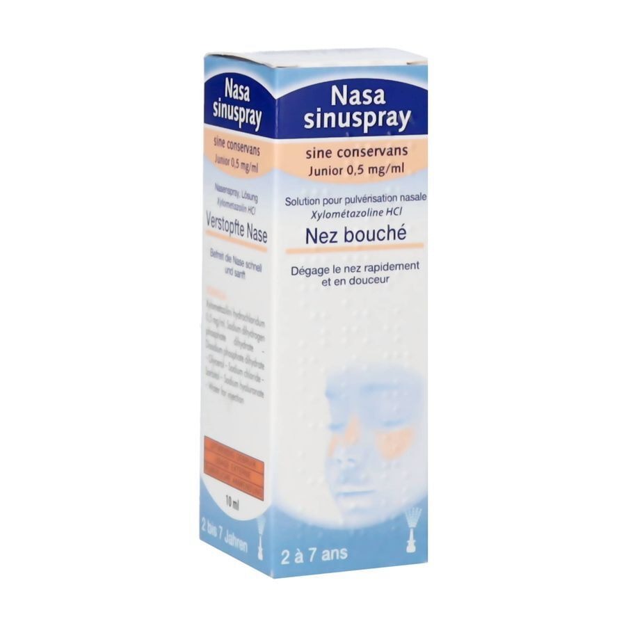 Nasasinuspray 0,5 mg/ml Sine Conservans Junior 10ml
