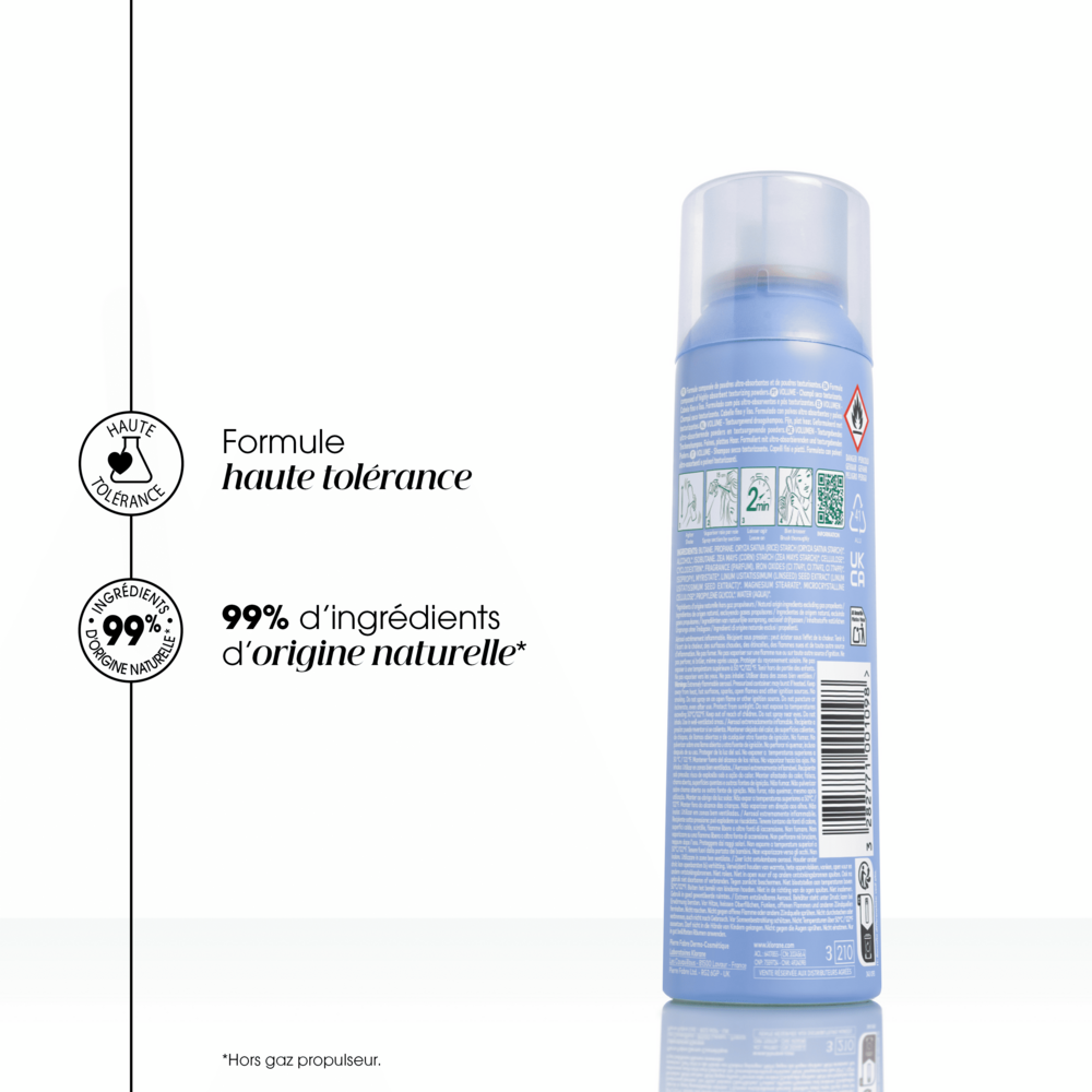 Klorane Lin Shampooing sec Volume, Cheveux fins 150ml