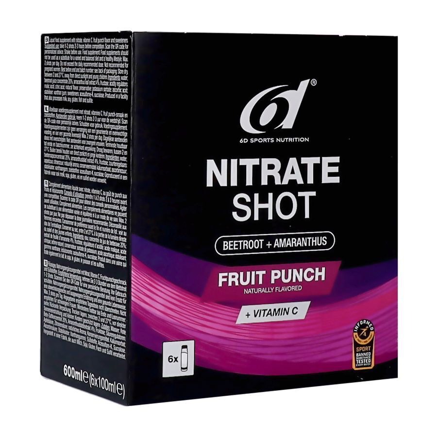 6d Nitrate Shot Fruit Punch 6x100ml