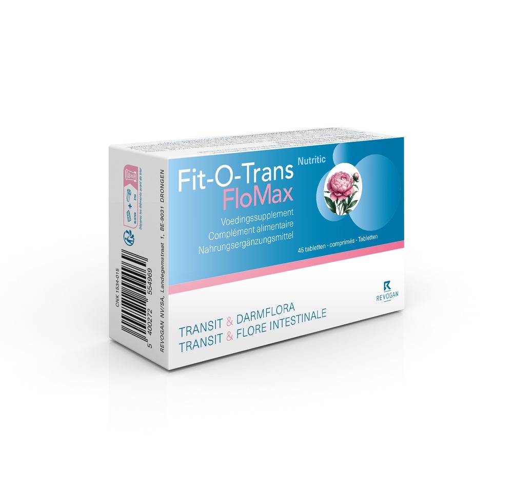 Revogan Fit-O-Trans FloMax Nutritic Transit & Flore Intestinale 45 Comprimés