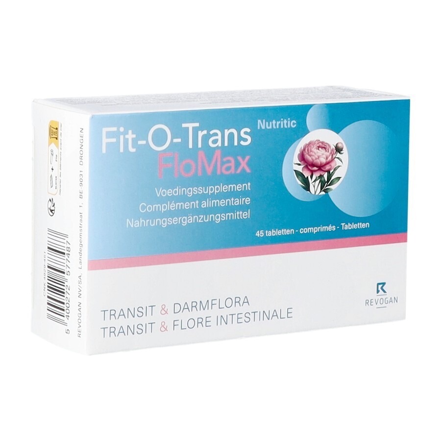 Revogan Fit-O-Trans FloMax Nutritic Transit & Flore Intestinale 45 Comprimés