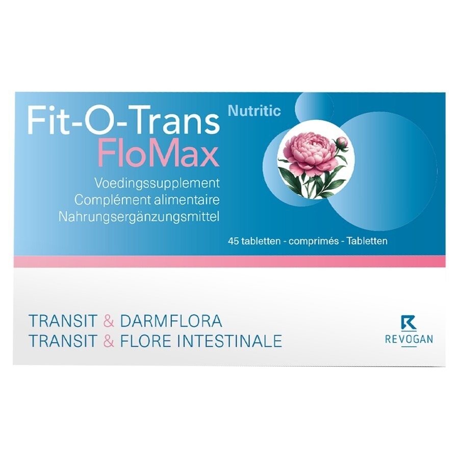 Revogan Fit-O-Trans FloMax Nutritic Transit & Flore Intestinale 45 Comprimés