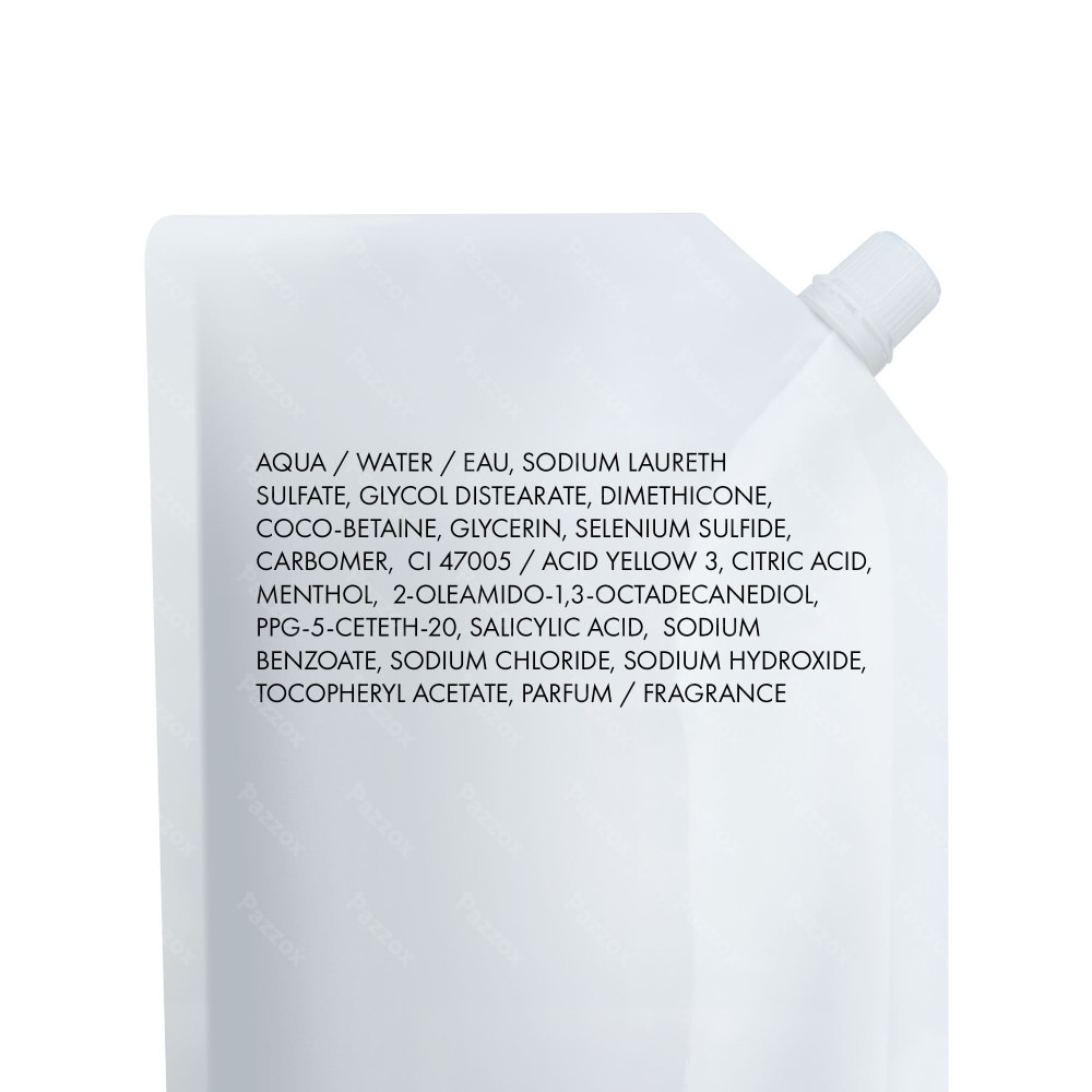 Vichy Dercos Shampooing Anti-Pelliculaire Recharge Cheveux Secs 390ml