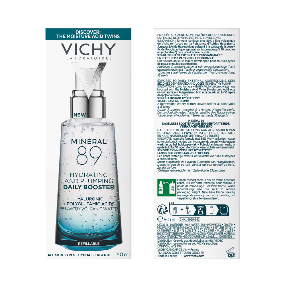 Vichy Minéral 89 Booster Sérum Hydratant et Fortifiant 50 ml