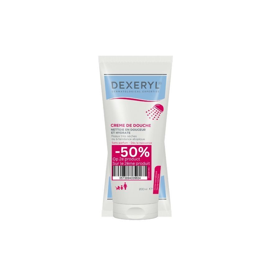 Dexeryl Creme Douche 2x200ml Promo