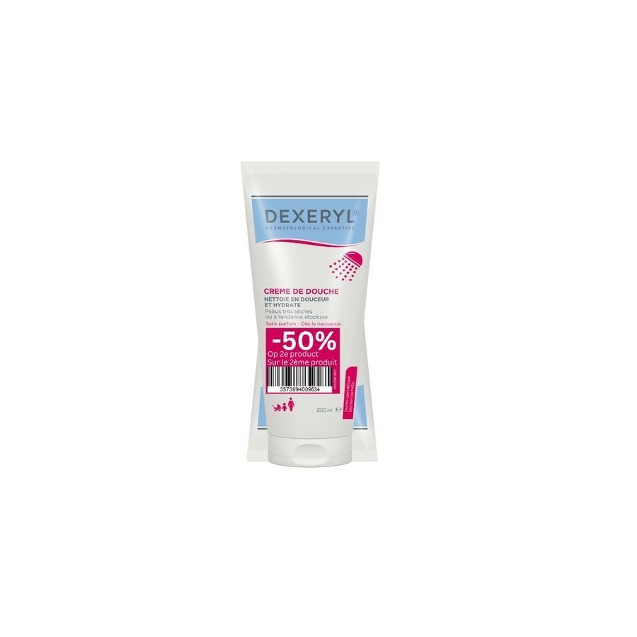 Dexeryl Creme Douche 2x200ml Promo