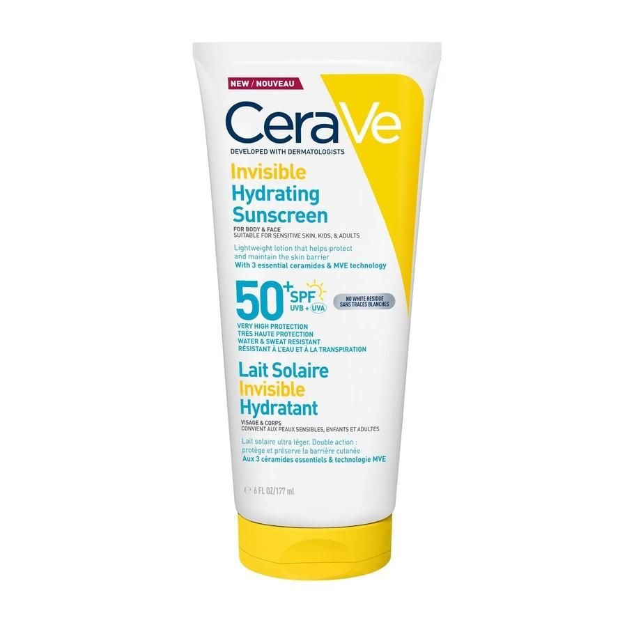 CeraVe Sun Crème Solaire Hydra Invisible SPF50 177ml