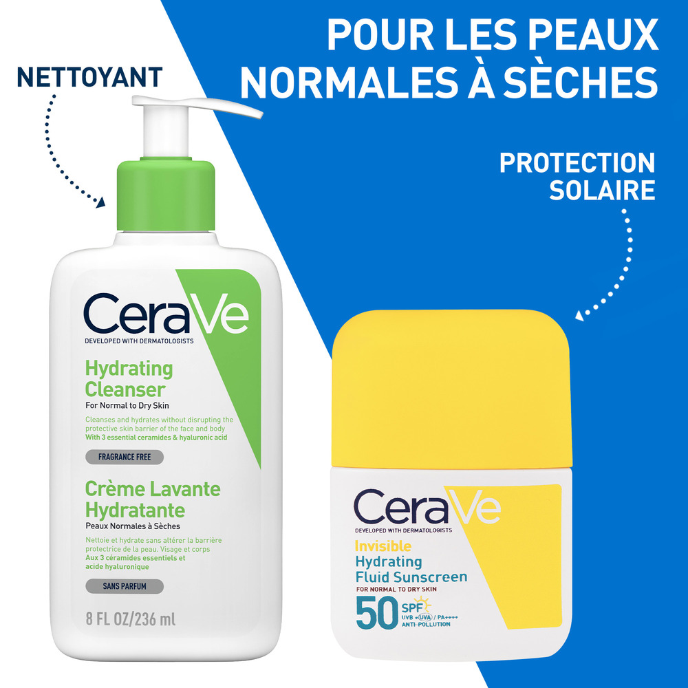 CeraVe Sun Fluide Solaire Hydratant Invisible SPF50 50 ml