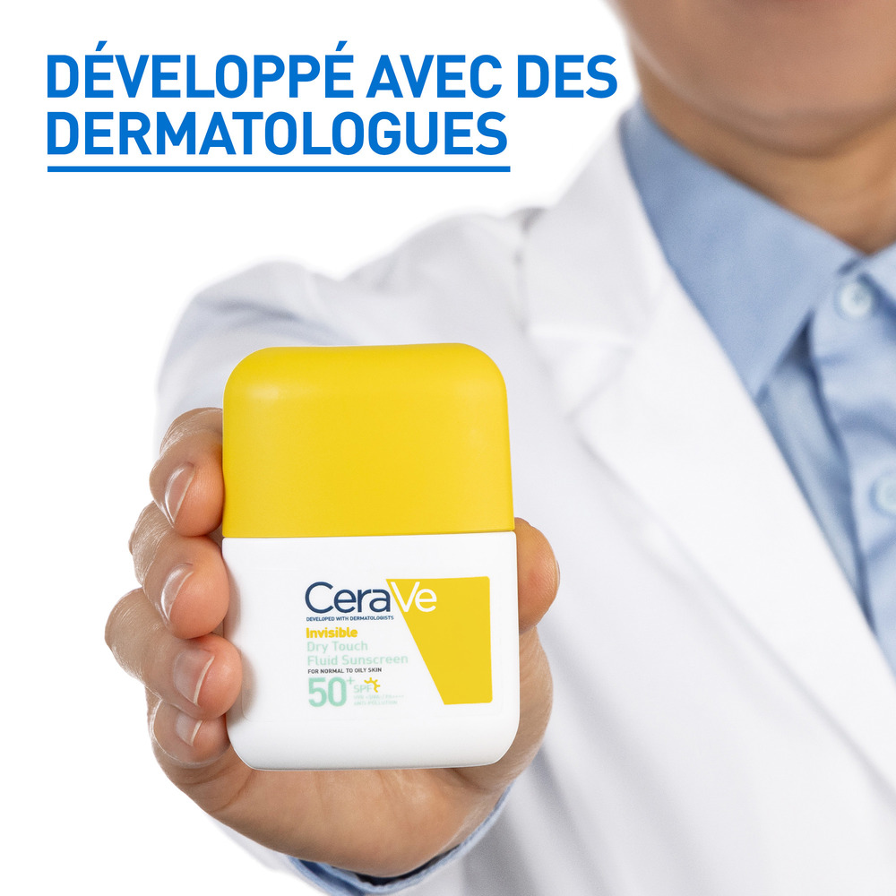 CeraVe Sun Dry Touch Fluide Invisible Toucher Sec SPF50 50 ml