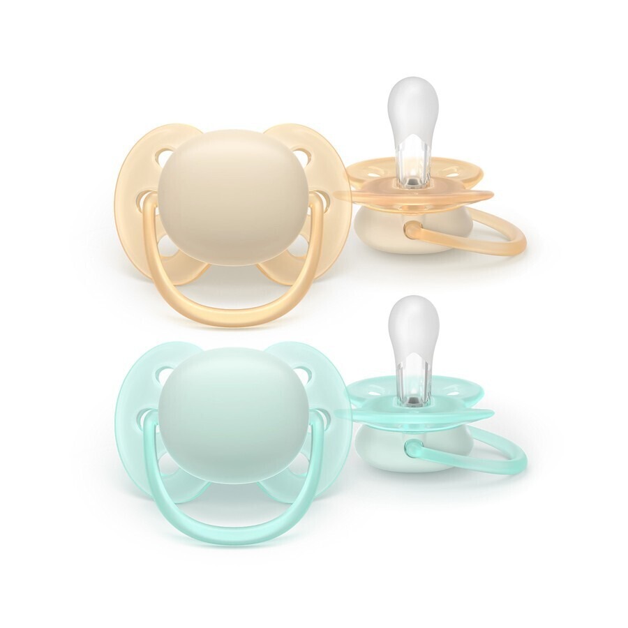 Philips Avent Sucette +0m Soft Neutre 2