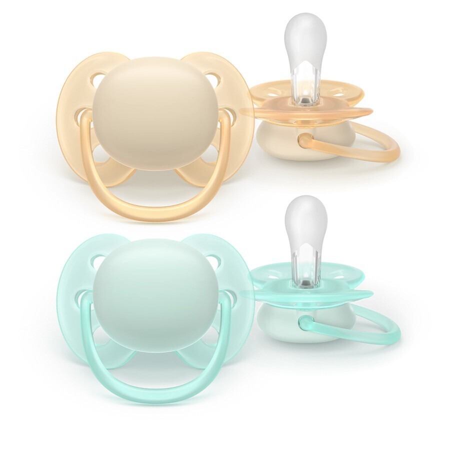 Philips Avent Sucette +0m Soft Neutre 2