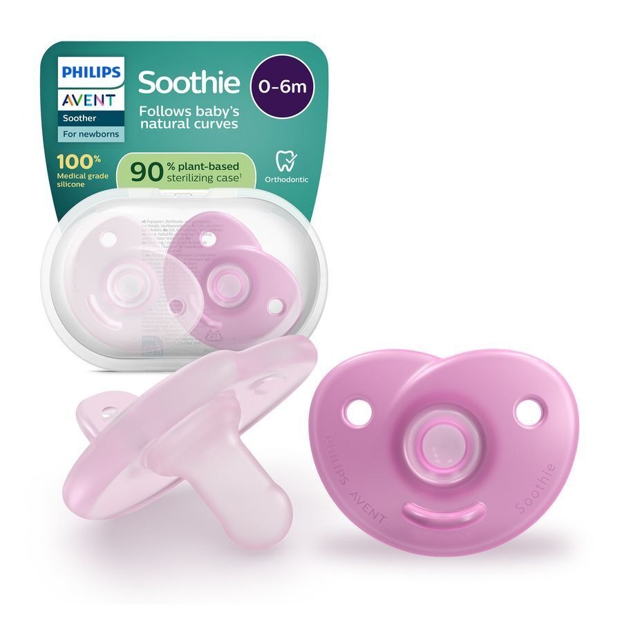 Philips Avent Sucette +0m Soothie Fille 2