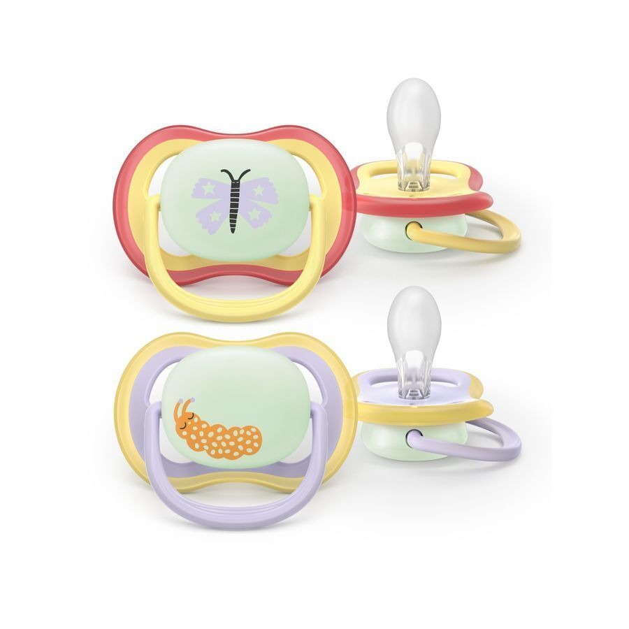 Philips Avent Sucette +0m Air Nuit Papillon/chen.2