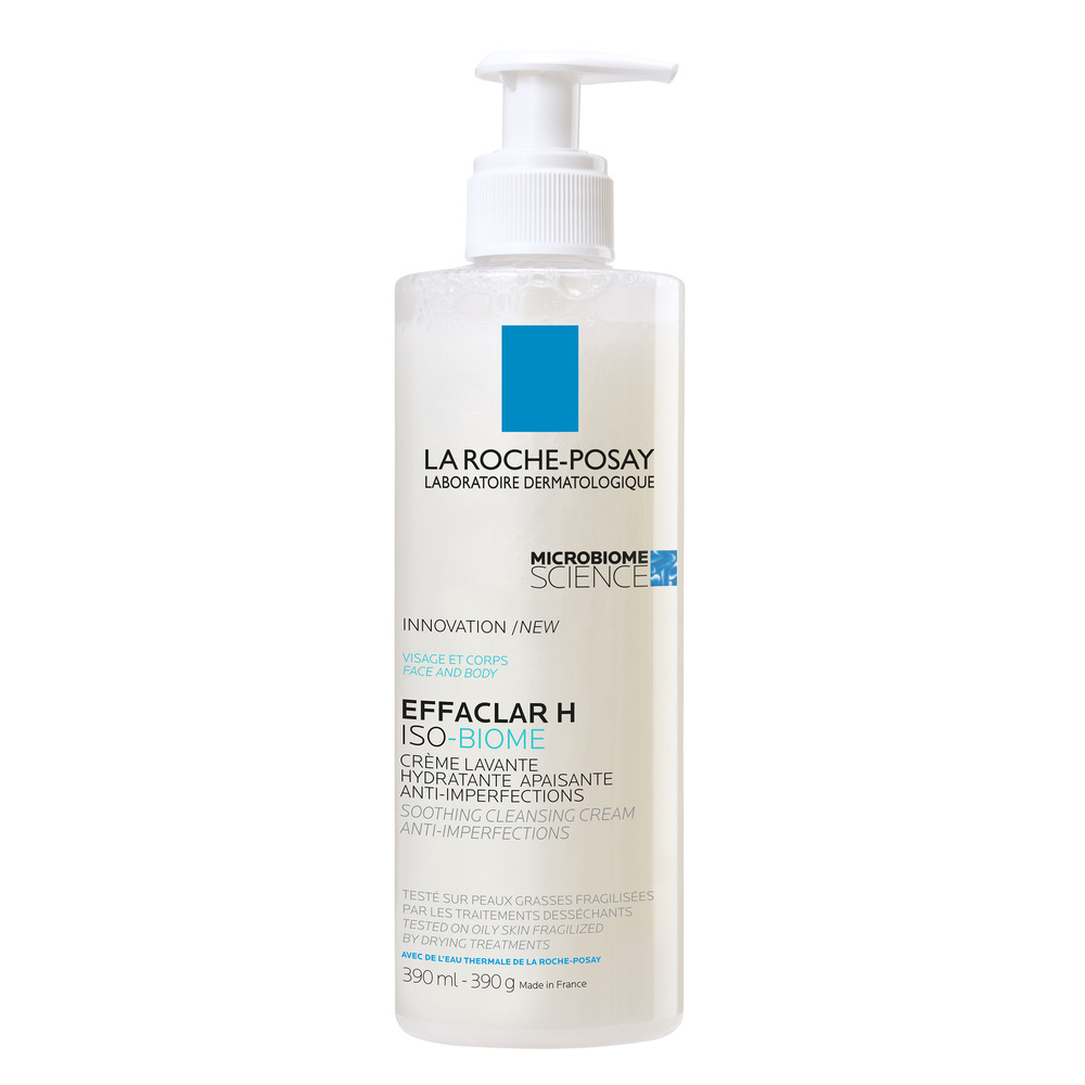 La Roche-Posay Effaclar H Crème Lavante Isobiome Peaux Fragilisées 390ml